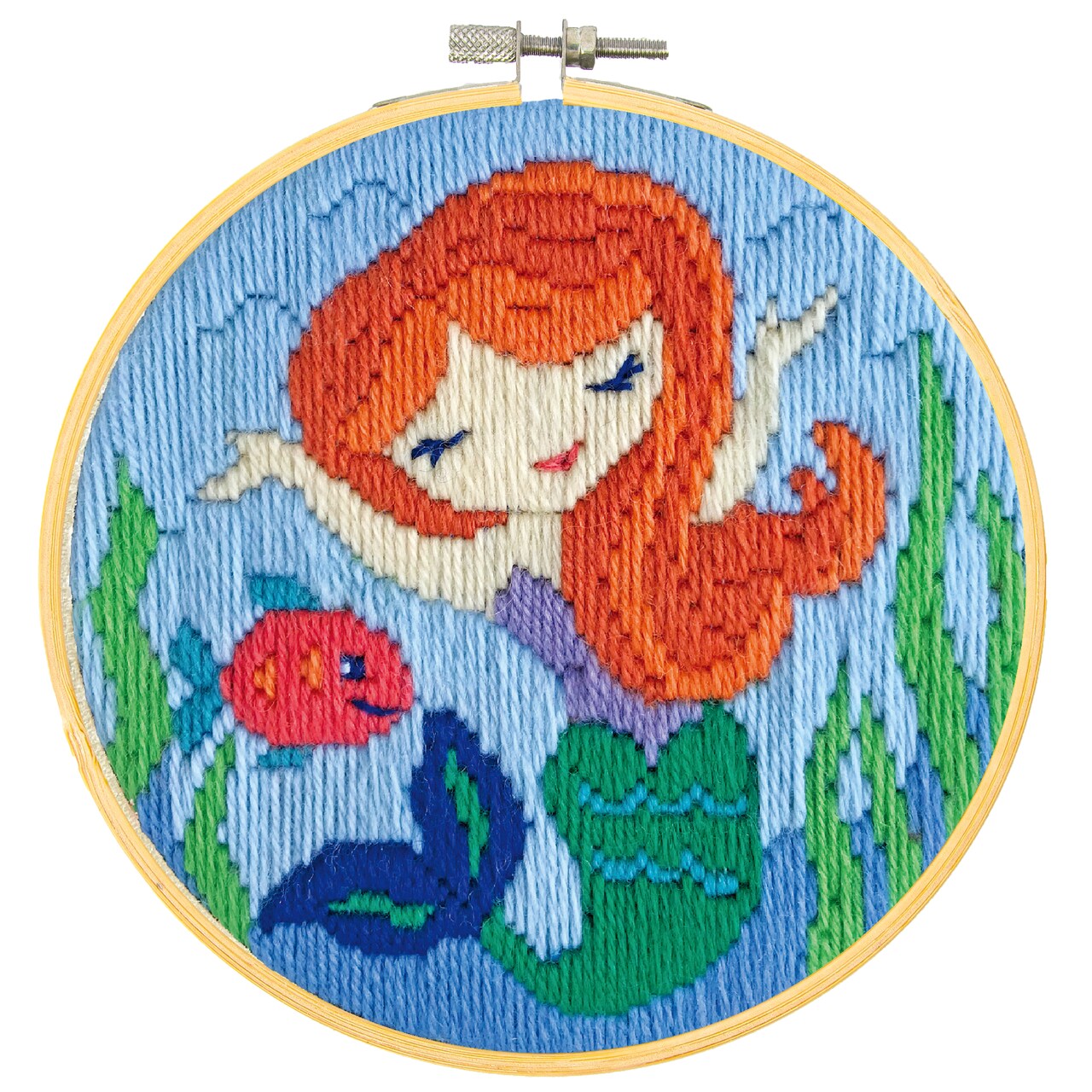 Diamond Dotz - Long Stitch Cross Stitching Kits: Create the Beautiful Mermaid Song with Stunning Long Stitch Kits